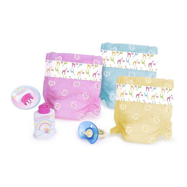 Accessoires pour poupées Nenuco Colored Diapers Famosa