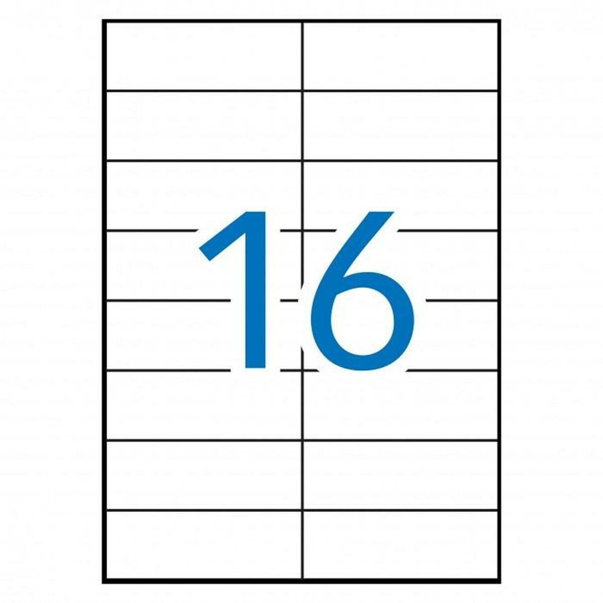 Afbeeldingen van Printer Labels MULTI 3 4708 White Upright 100 Sheets 105 x 37 mm 105 x 37mm