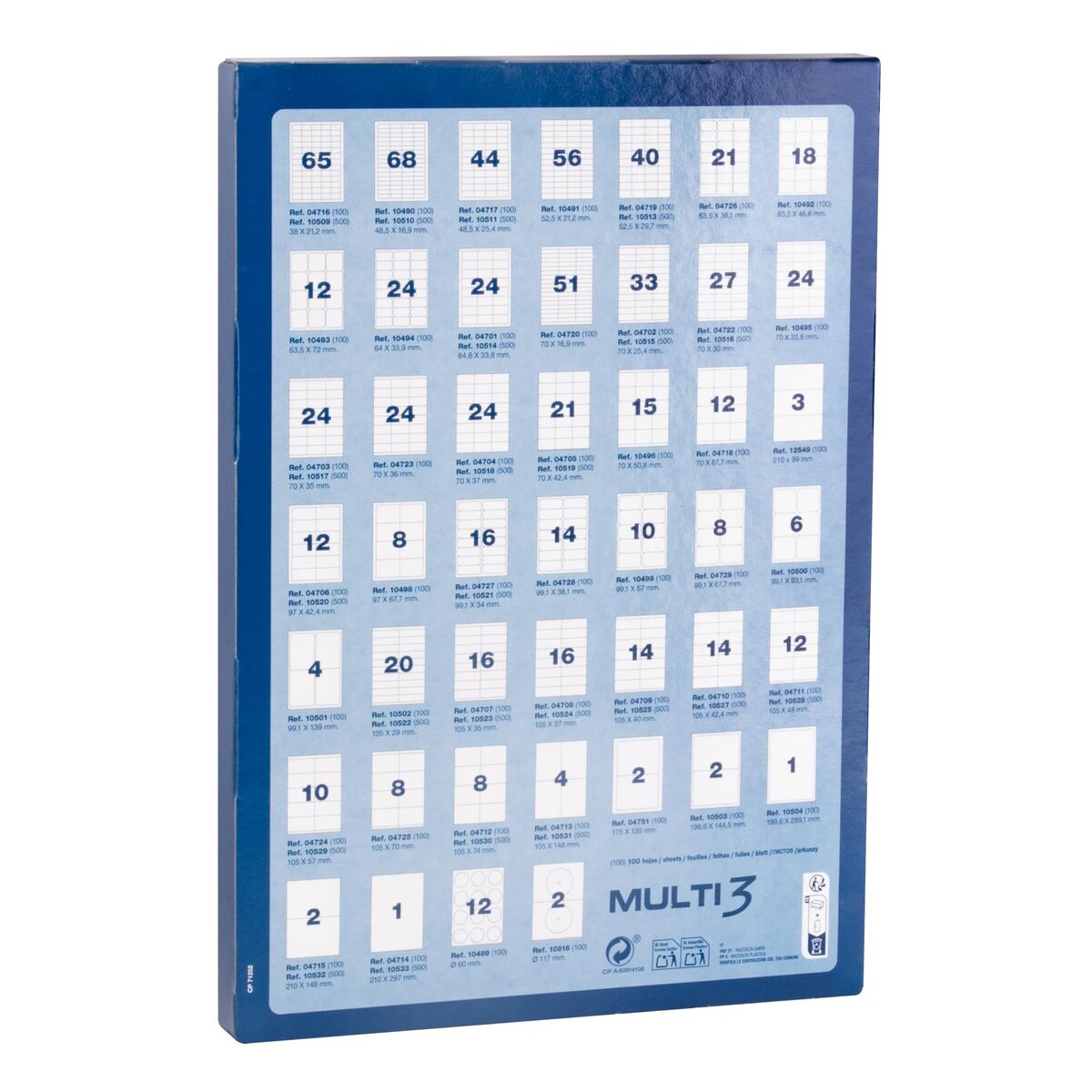 Afbeeldingen van Printer Labels Apli 4715 White 210 x 148 mm