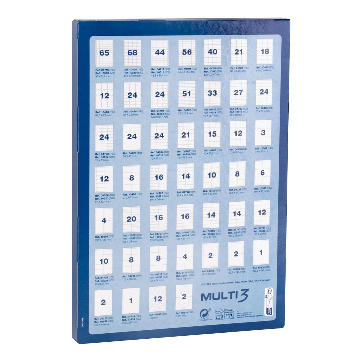 Afbeeldingen van Printer Labels Apli 4715 White 210 x 148 mm