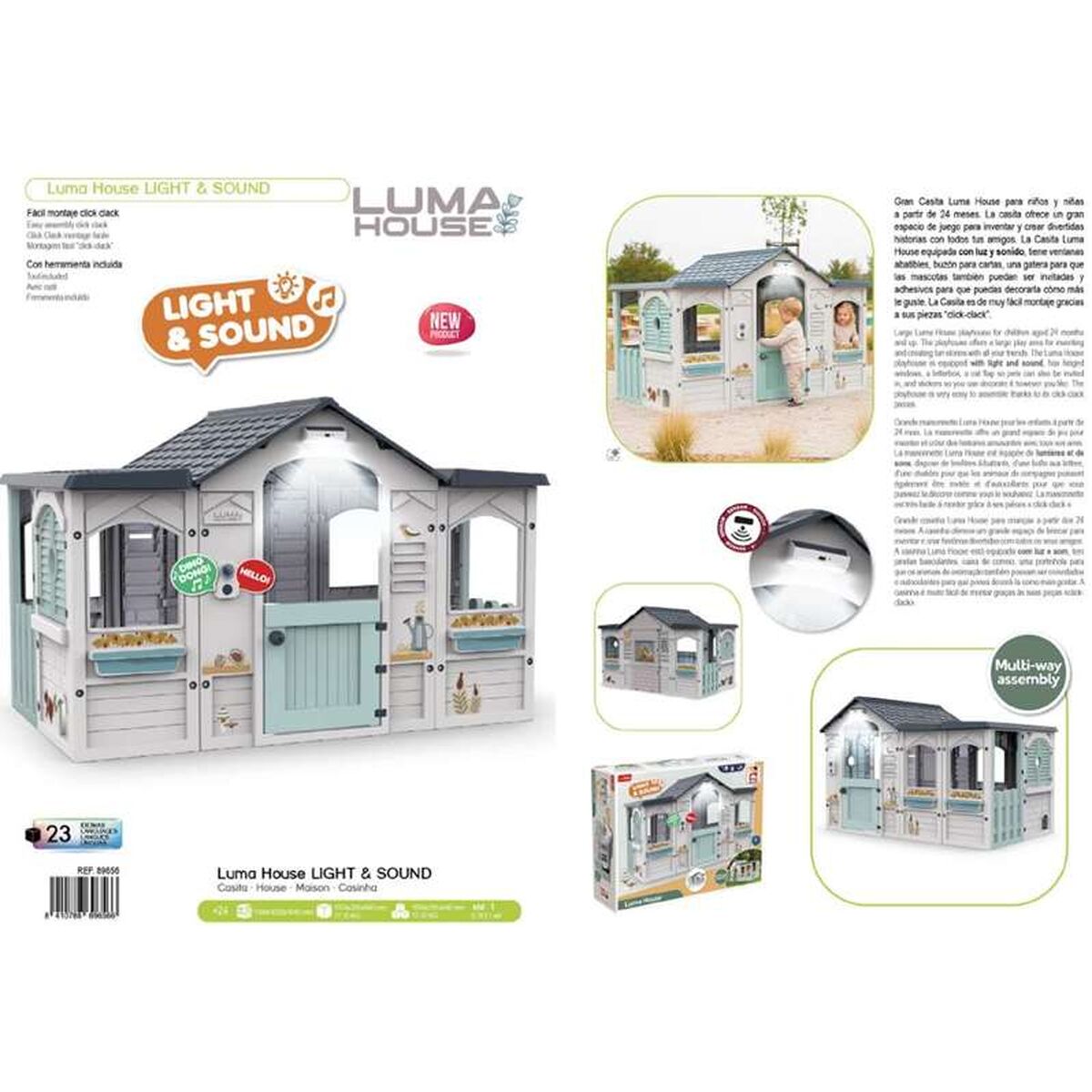 Speelgoedhuis voor Kinderen Chicos 159 X 103 X 104 CM