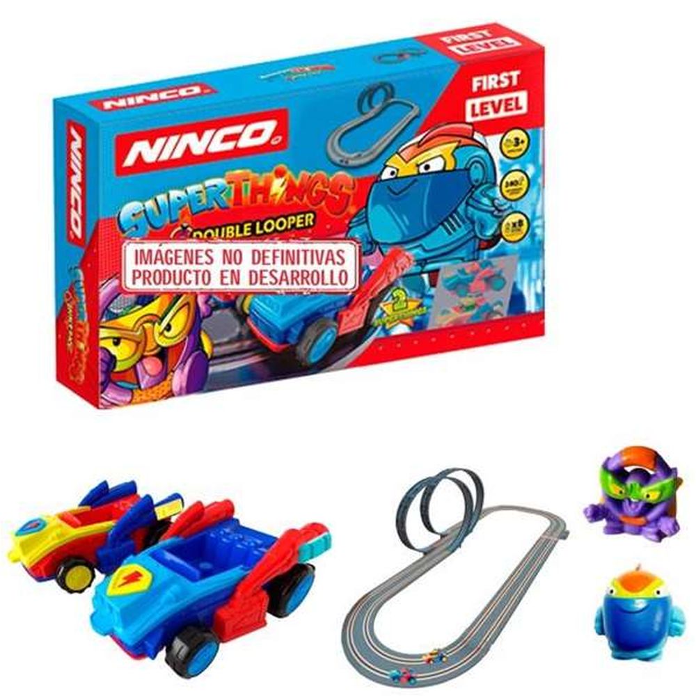 Remote-Controlled Car Ninco Superthings Double Looper