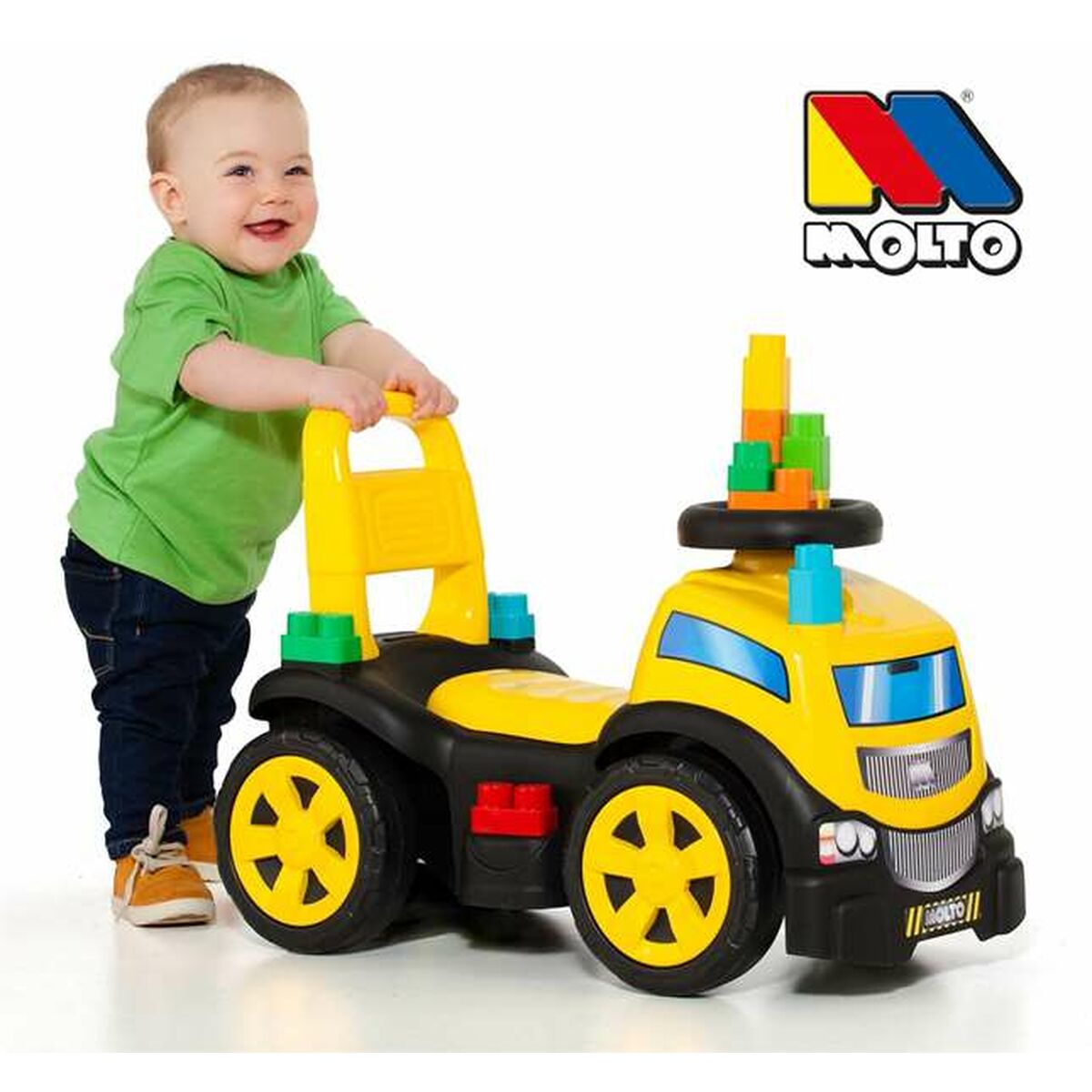 Tricycle MoltÃ³ Trucks and blocks 89 cm