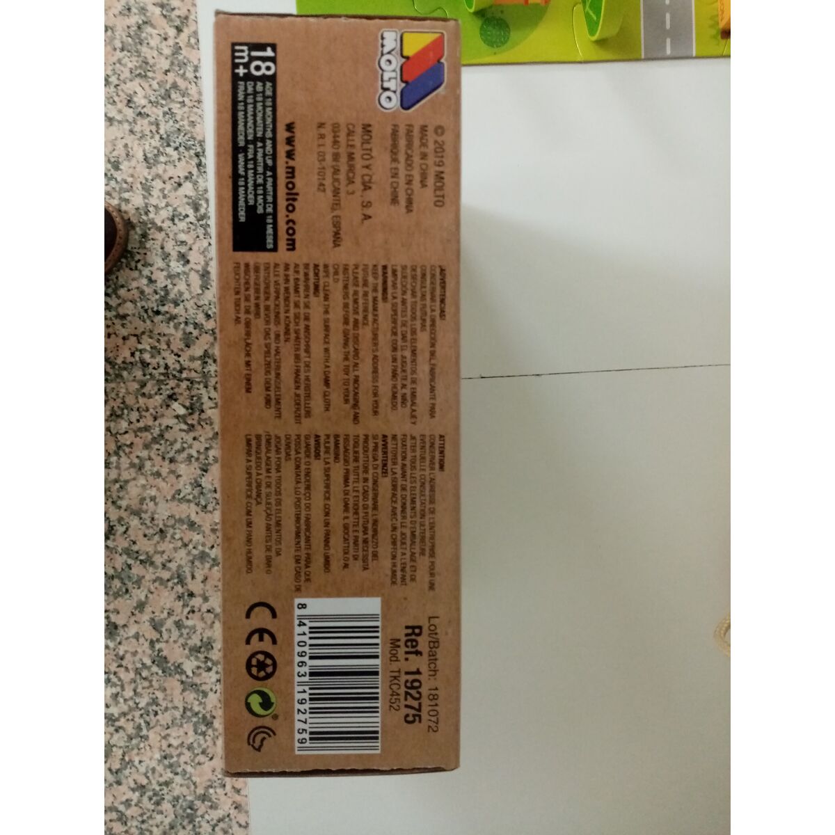 Baby toy Molt Happy Train 23 Pieces