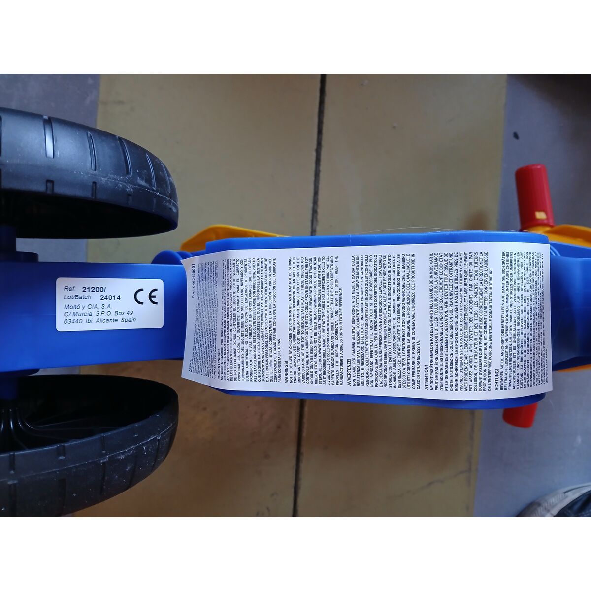 Tricycle Moltó Motorbike (53 cm)