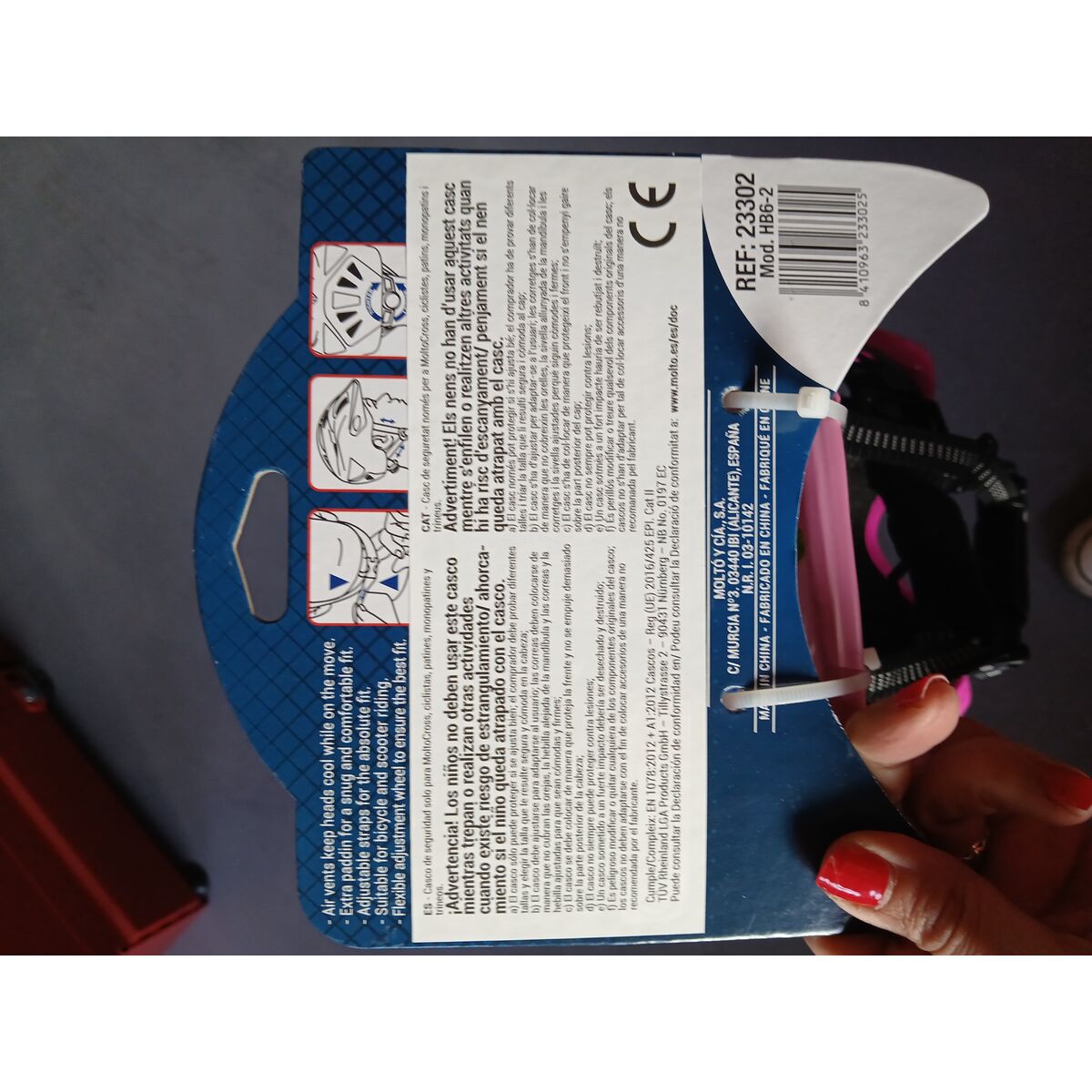 Children’s Cycling Helmet Molt Pink 48-53 cm