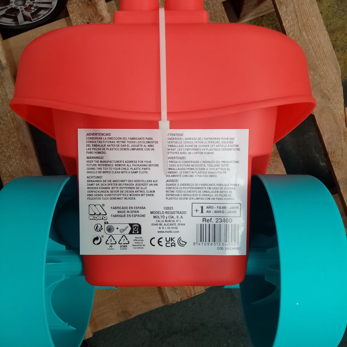 Bloki Konstrukcyjne Moltó    20 Części Wózek