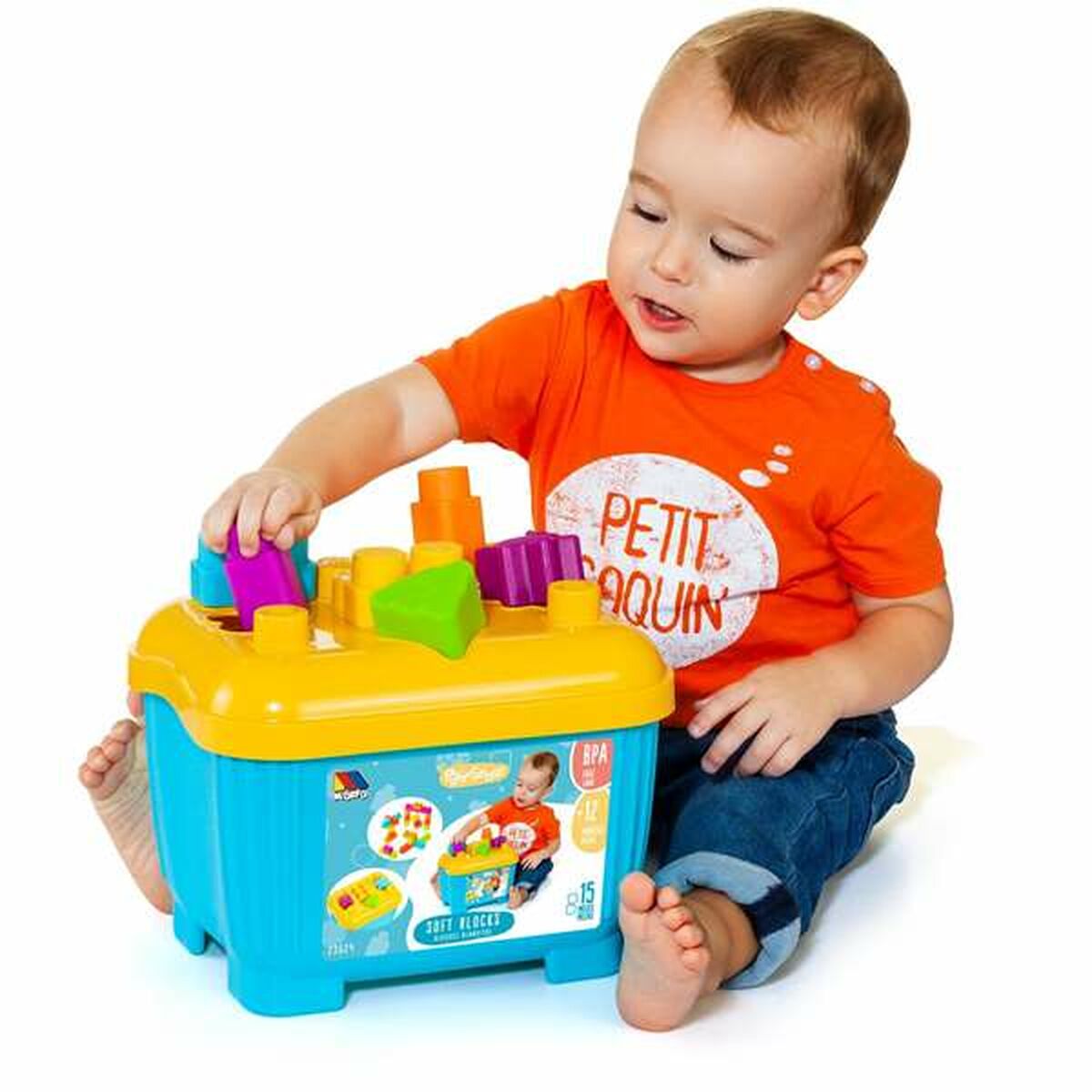 zestaw do budowania Moltó Blocks & Puzzles 15 Części