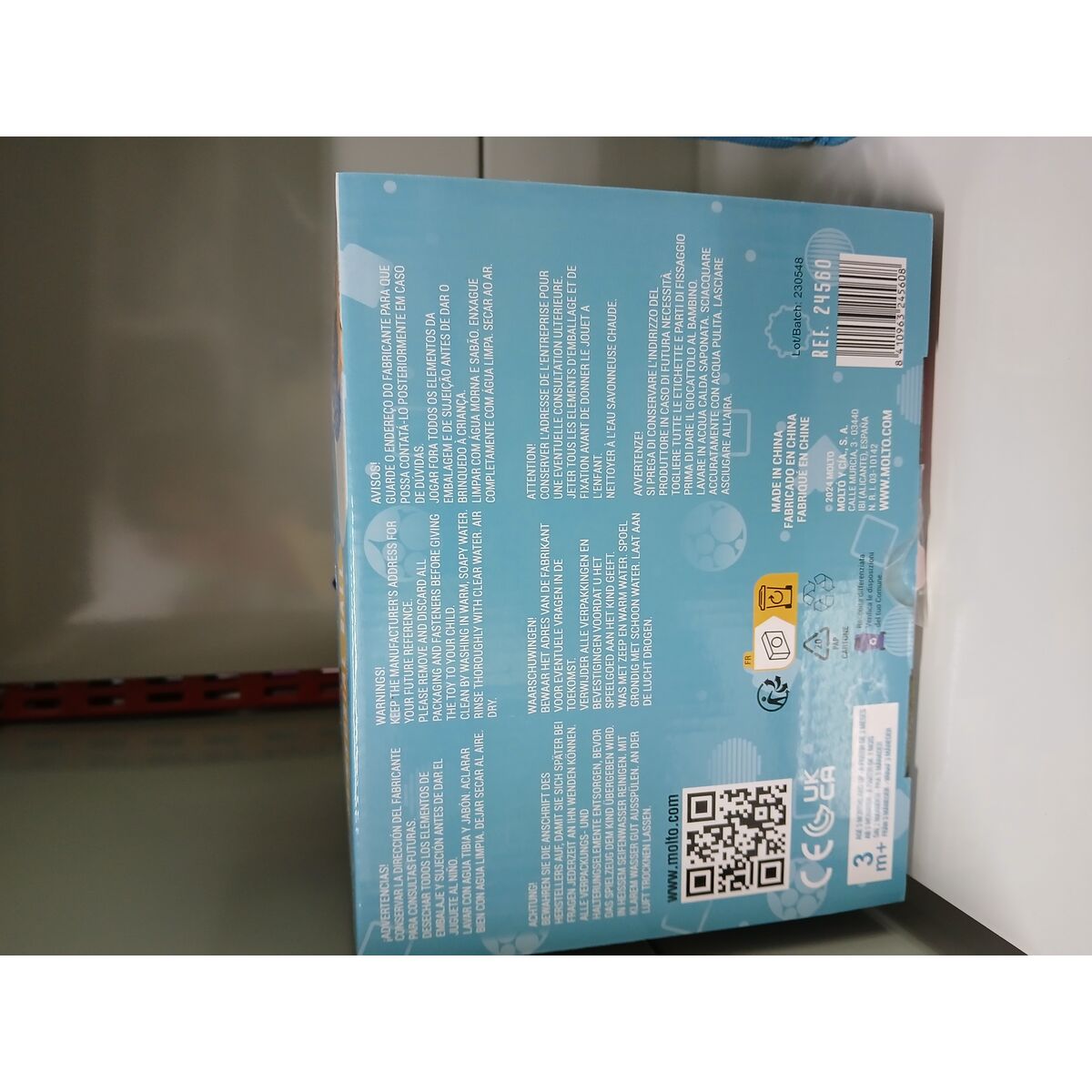 obrázok produktu Sensory ball Moltó 20 cm Blue