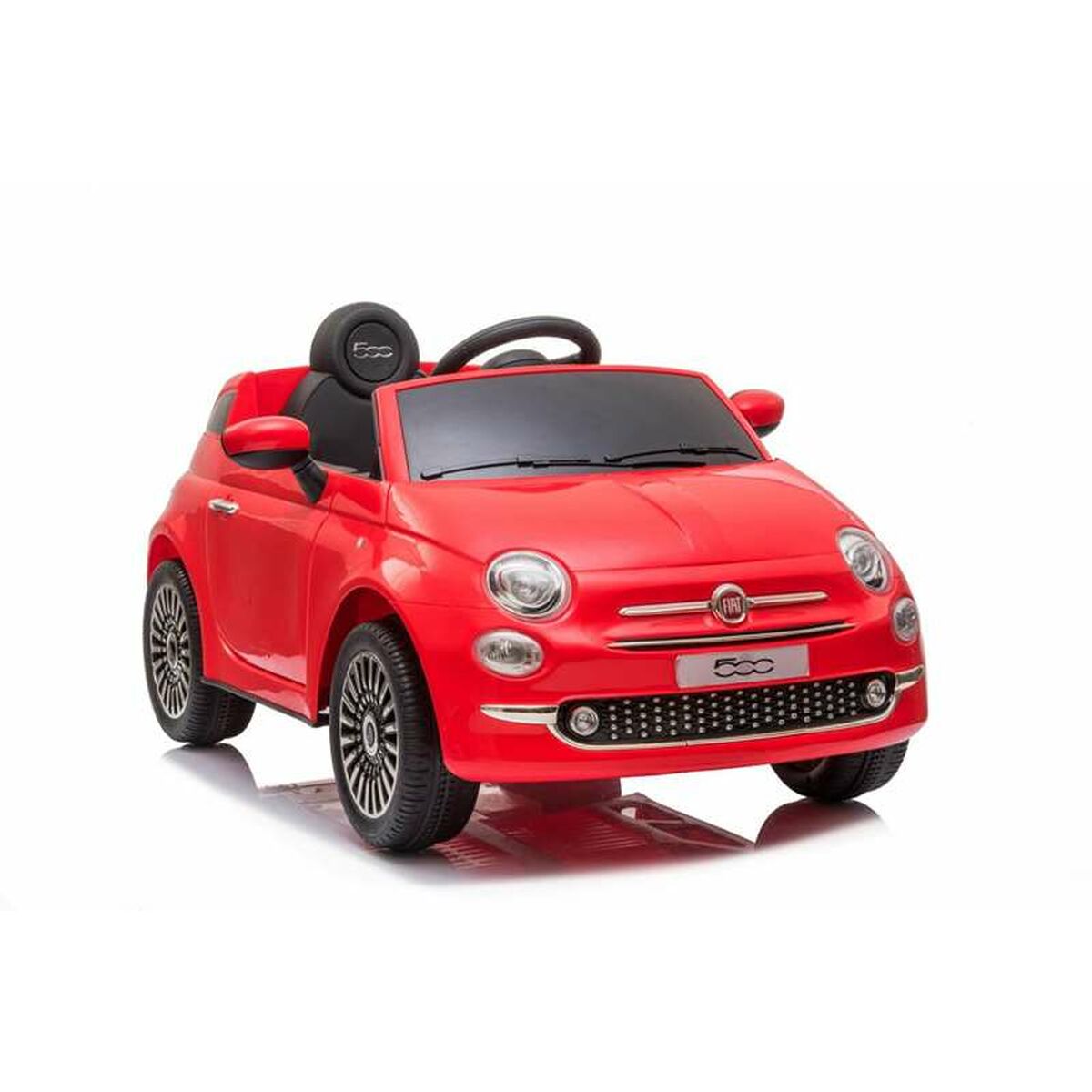 Voiture électrique pour enfants Injusa Fiat 500 Rouge Télécommandé 12 V
