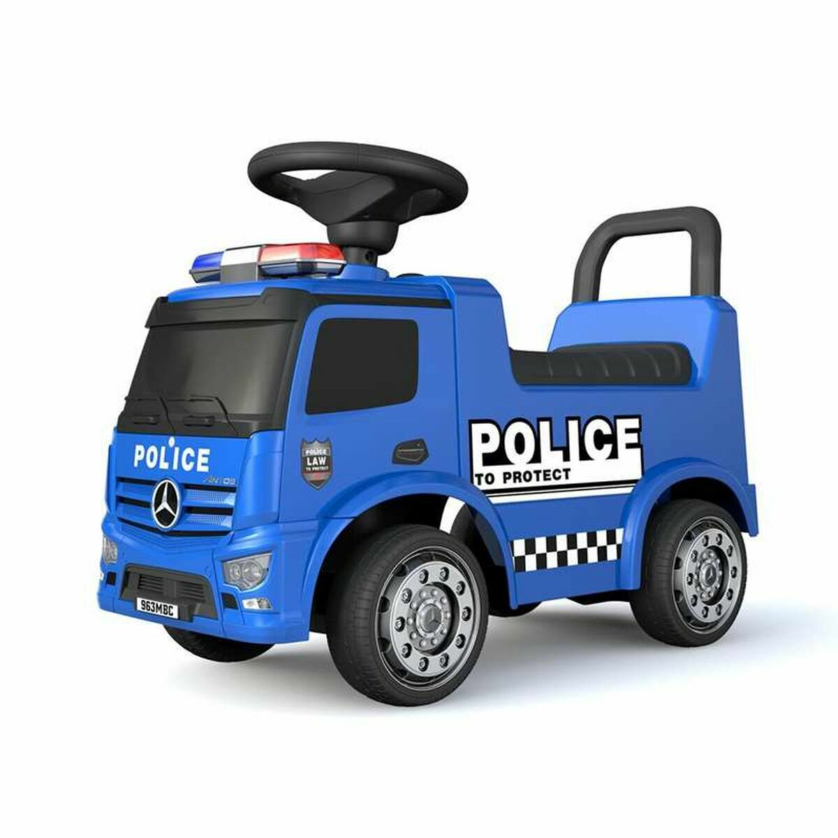 Porteur RunRunToys Mercedes Bleu