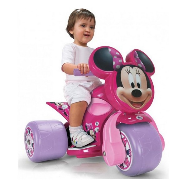 Motocyclette sans pédales Minnie Mouse Samurai 6 V Rose (59,5 x 51 x 46,5 cm)