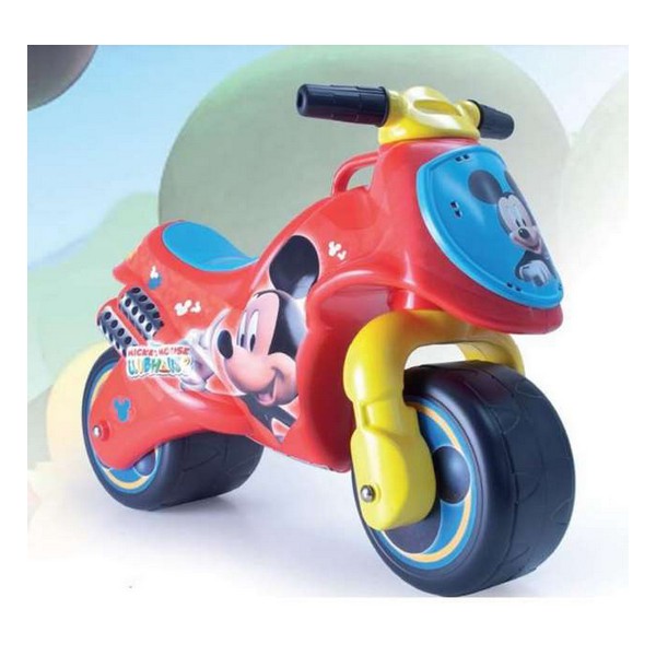 Motocyclette sans pédales Mickey Mouse Neox Rouge (69 x 27,5 x 49 cm)