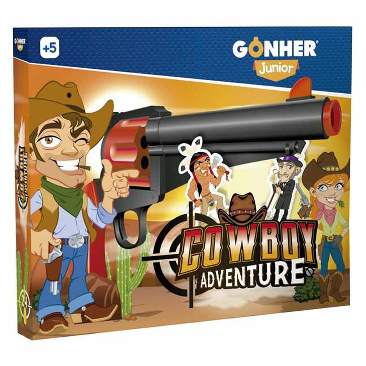Pistolet à Fléchettes Gonher Cowboy Adventure