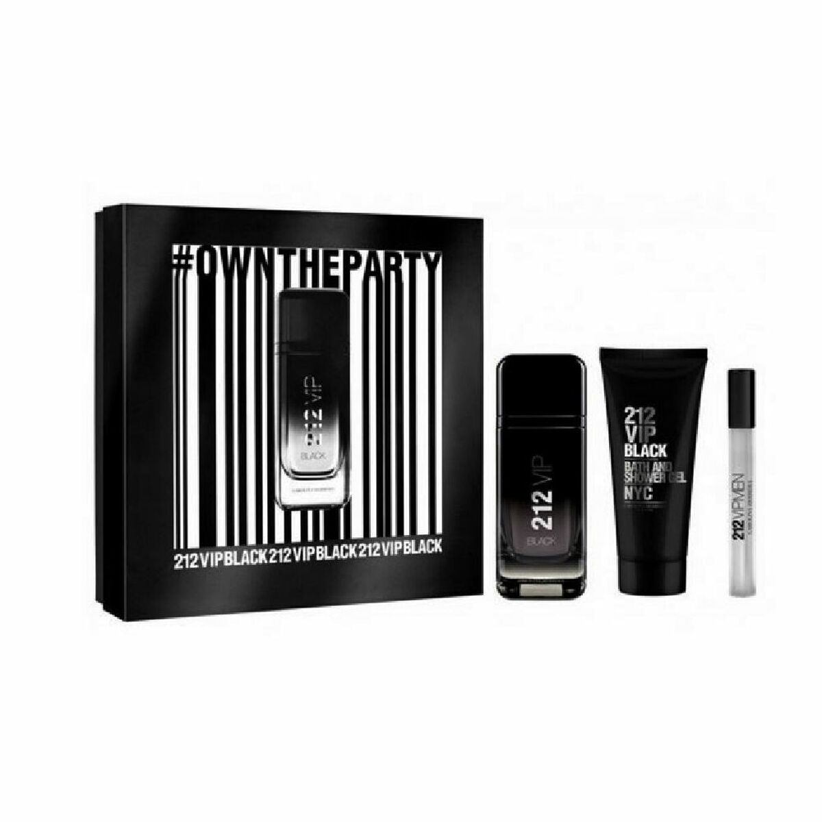 Set de Parfum Homme Carolina Herrera 212 Vip Black (3 pcs)