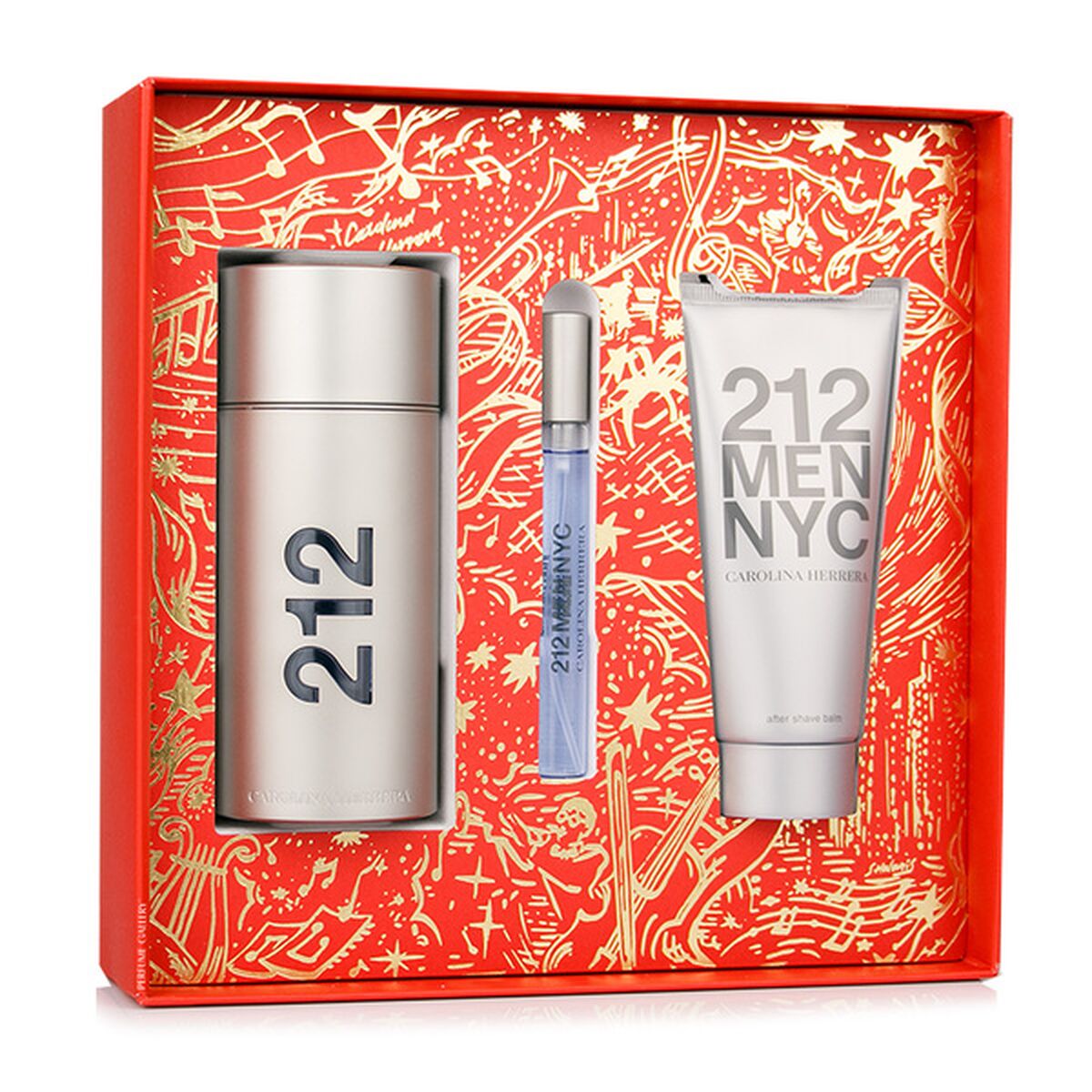 Parfumset voor Heren Carolina Herrera 212 NYC MEN