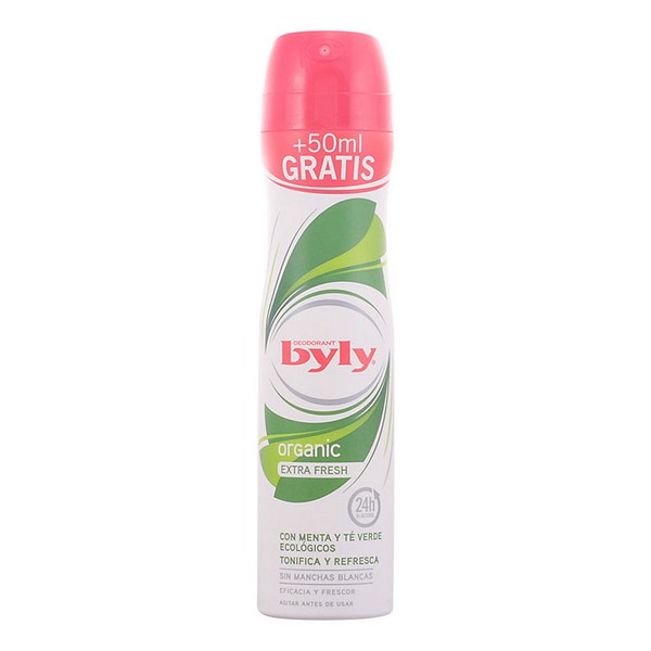 Spray déodorant Organic Extra Fresh Byly (200 ml)   