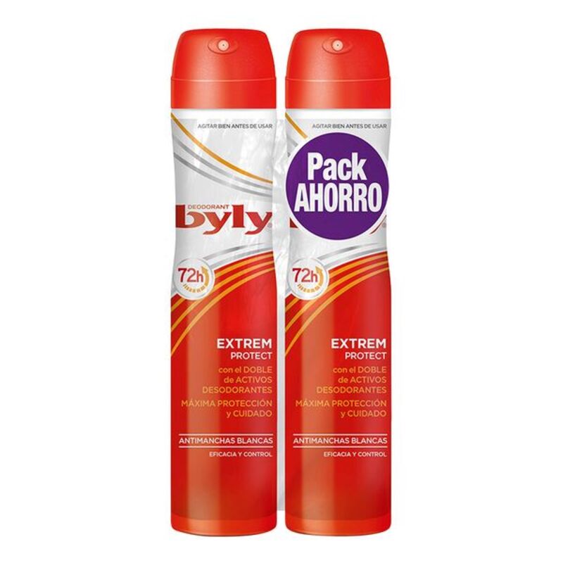 Spray Deodorant Extrem Protect Byly (2 uds)