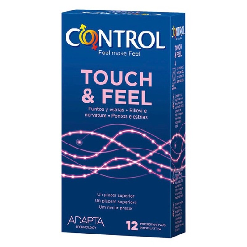 Kondomer Touch and Feel Control (12 uds)