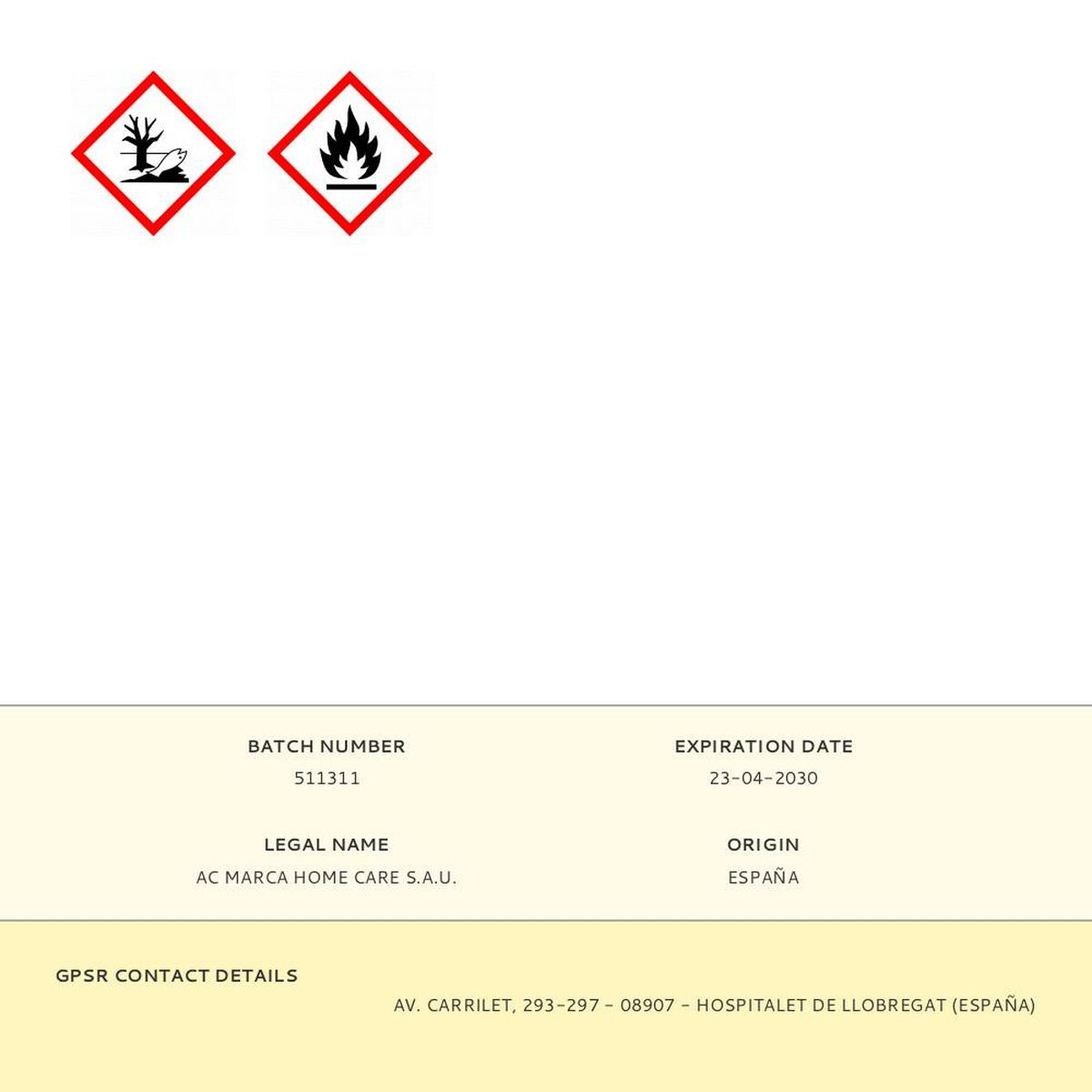 Image secondaire de Insecticide Orion 600 ml