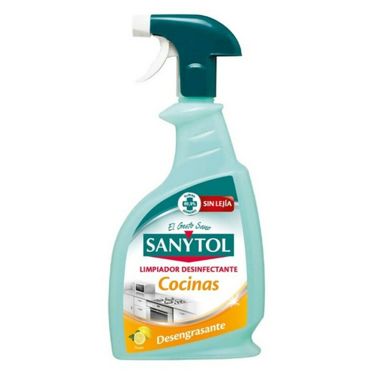 Image secondaire de Nettoyant Sanytol Désinfectant Dégraissant (750 ml)