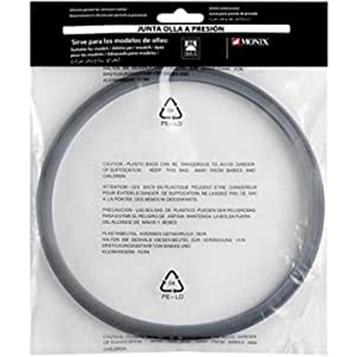 Gasket Set BRA A990988 Silicone 25 cm Ø 22 cm, view 2