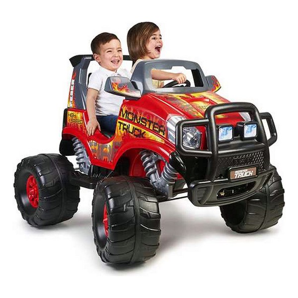 Coche Eléctrico para Niños Feber Monster Truck 12V Rojo