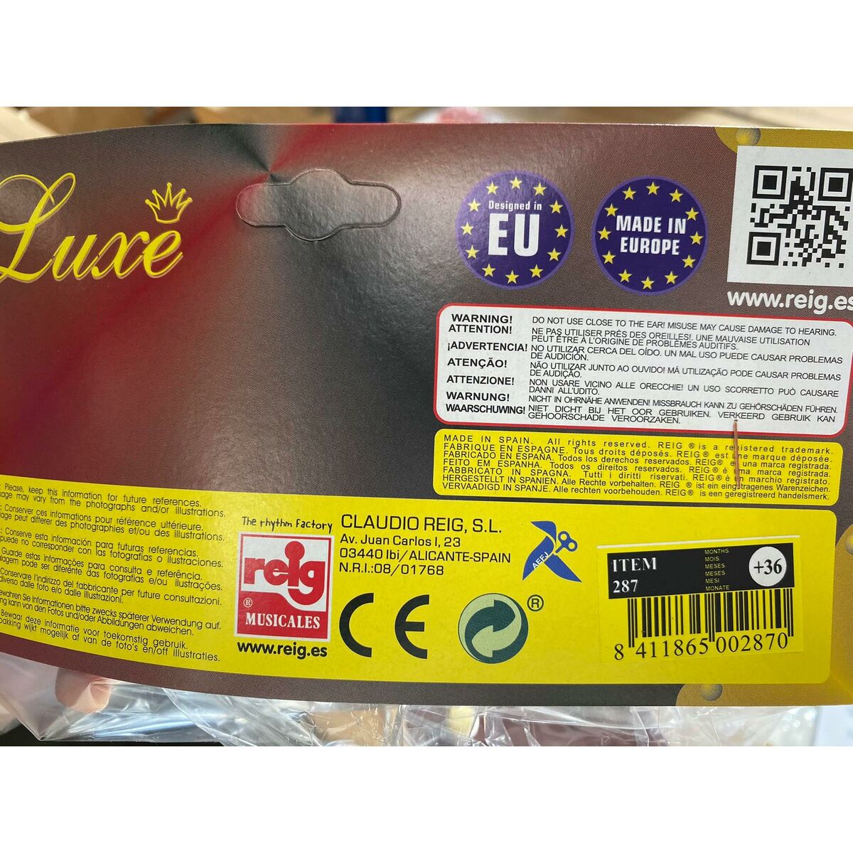 Gitara Dziecięca Reig Hiszpańska Gitara