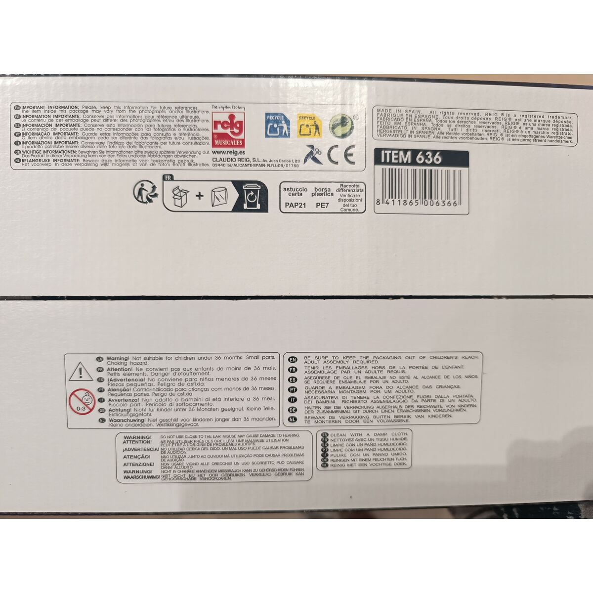 Drums Reig Fire Beat Fuego Plastic