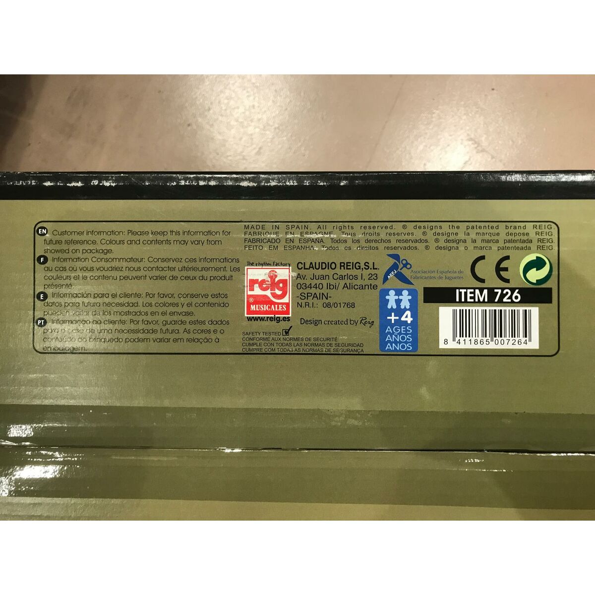 Drums Reig Plastic 83 x 82 x 55 cm Drums