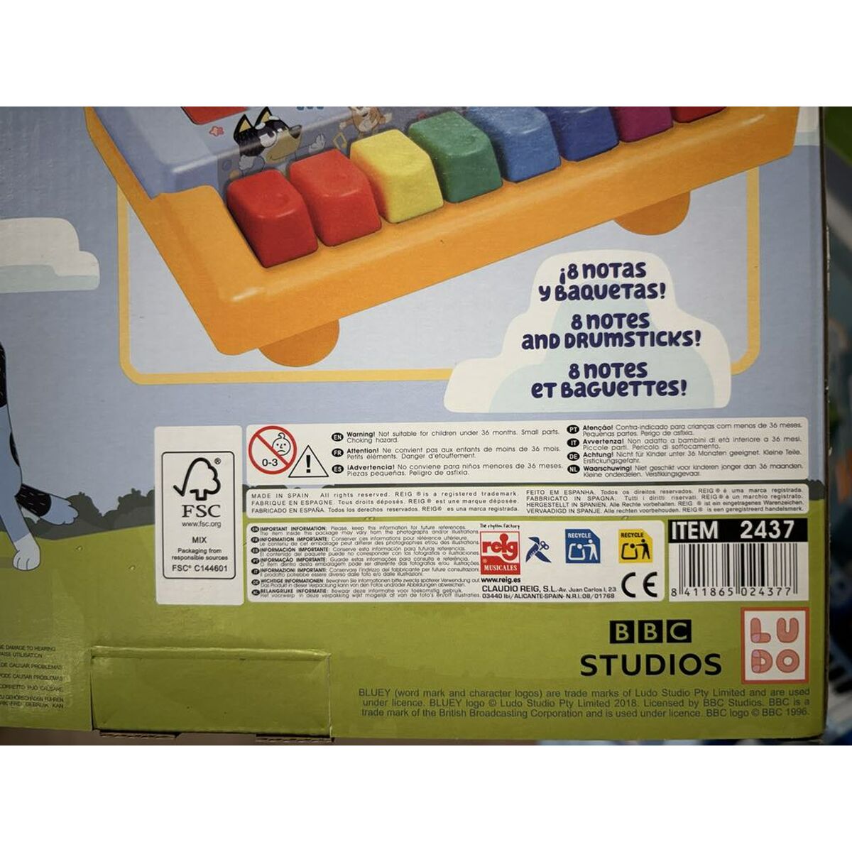 Xylophone Bluey Children’s Figure