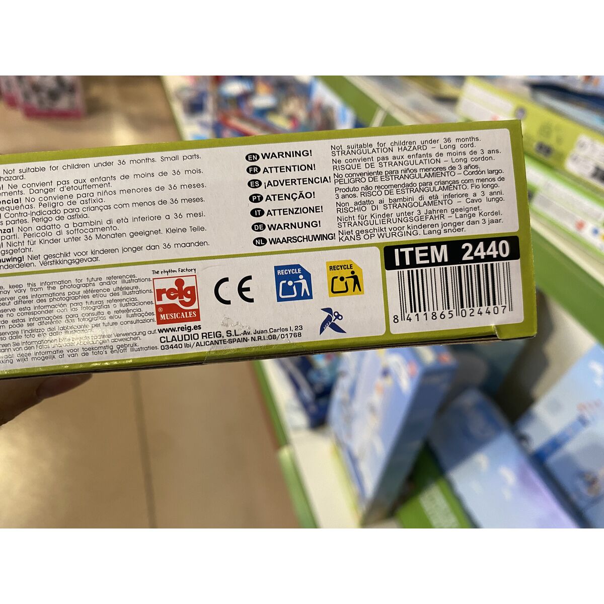 Gitara Dziecięca Bluey 35,3 x 14,5 x 5 cm