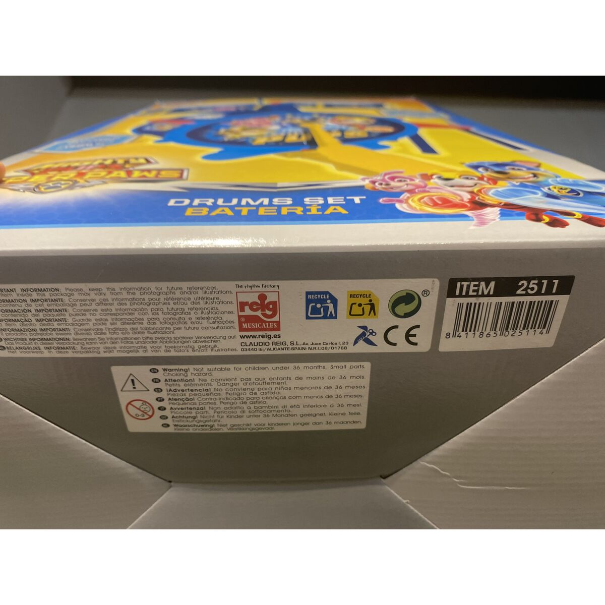 Drums The Paw Patrol Plastic 55 x 36 x 38 cm