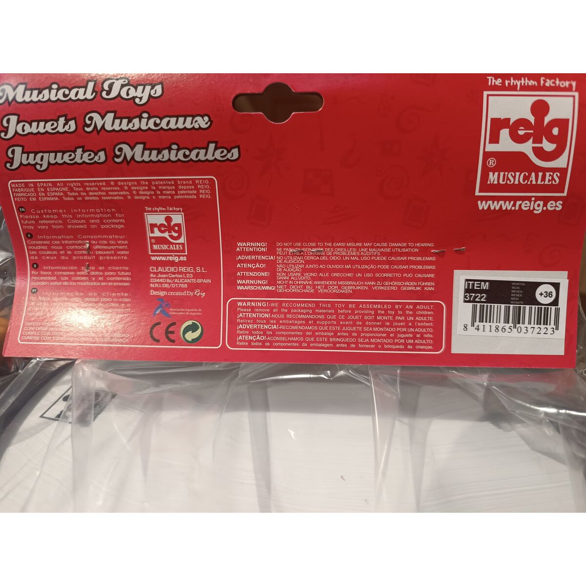 Musical Toy Reig Drum Recorder