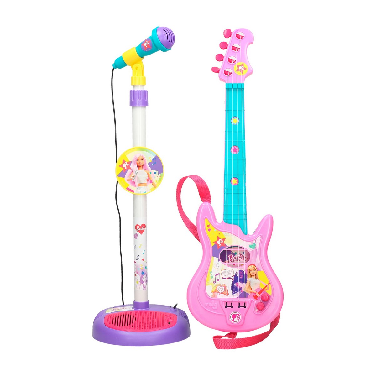 Musikscene Barbie Mikrofon Børne Guitar