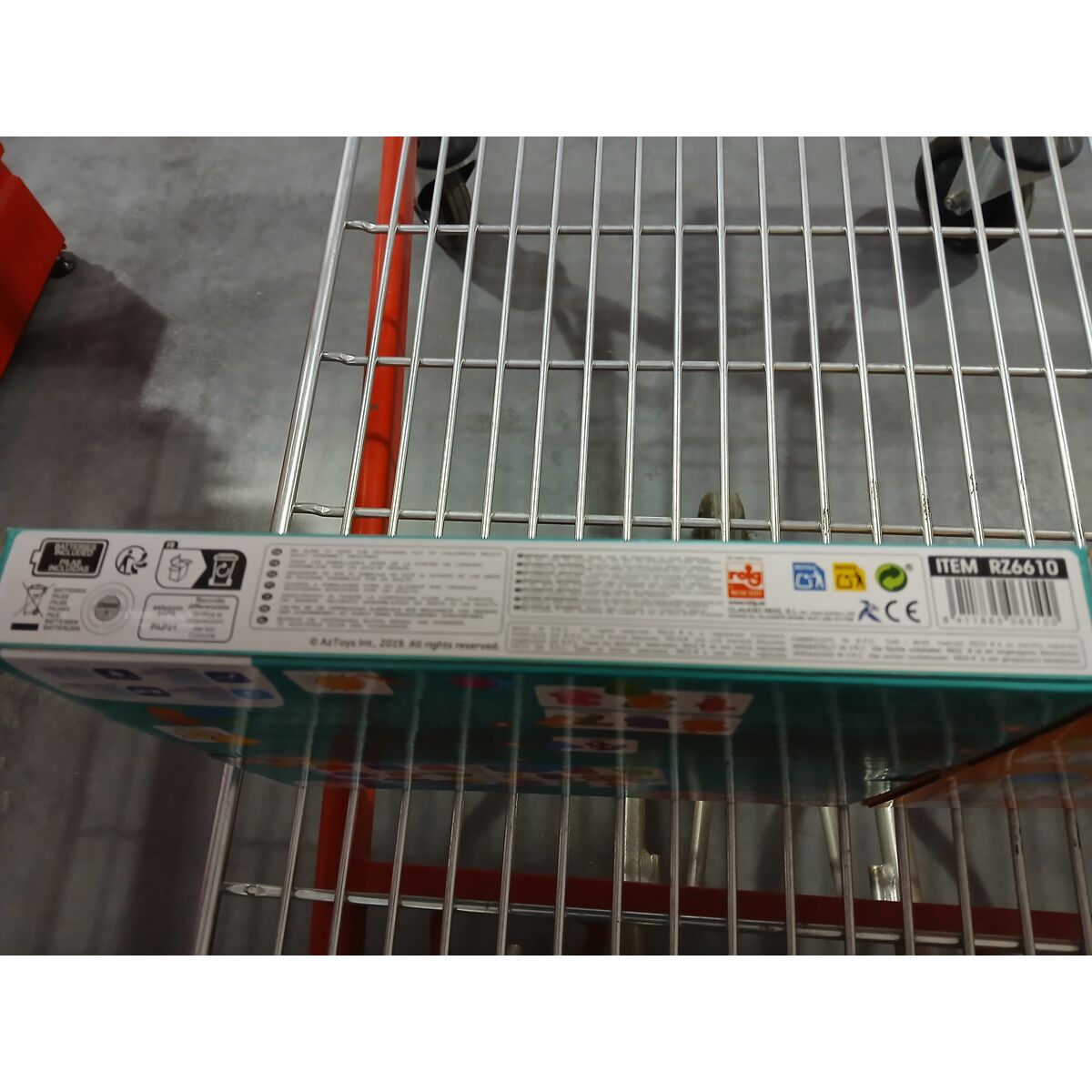 Gra edukacyjna Reig Torba Cyfry 18 Części Alfabet