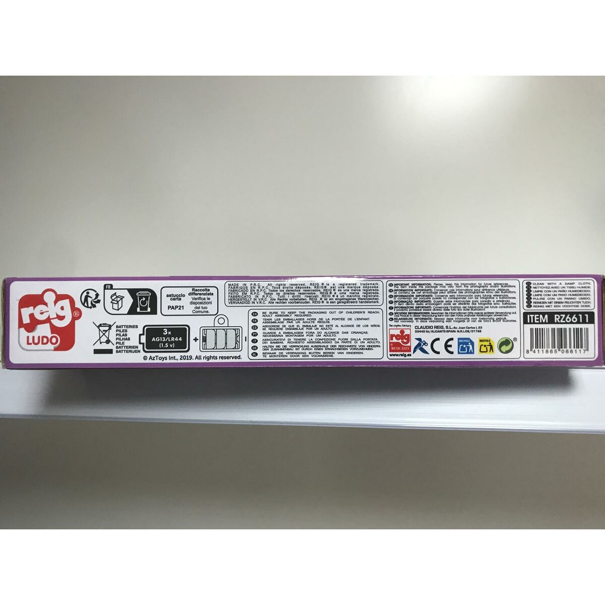 Puzzle dla dzieci Reig Zoo Blocks 22 Części