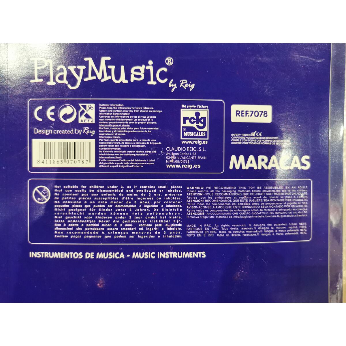 Musical Toy Reig Maracas Wood Plastic