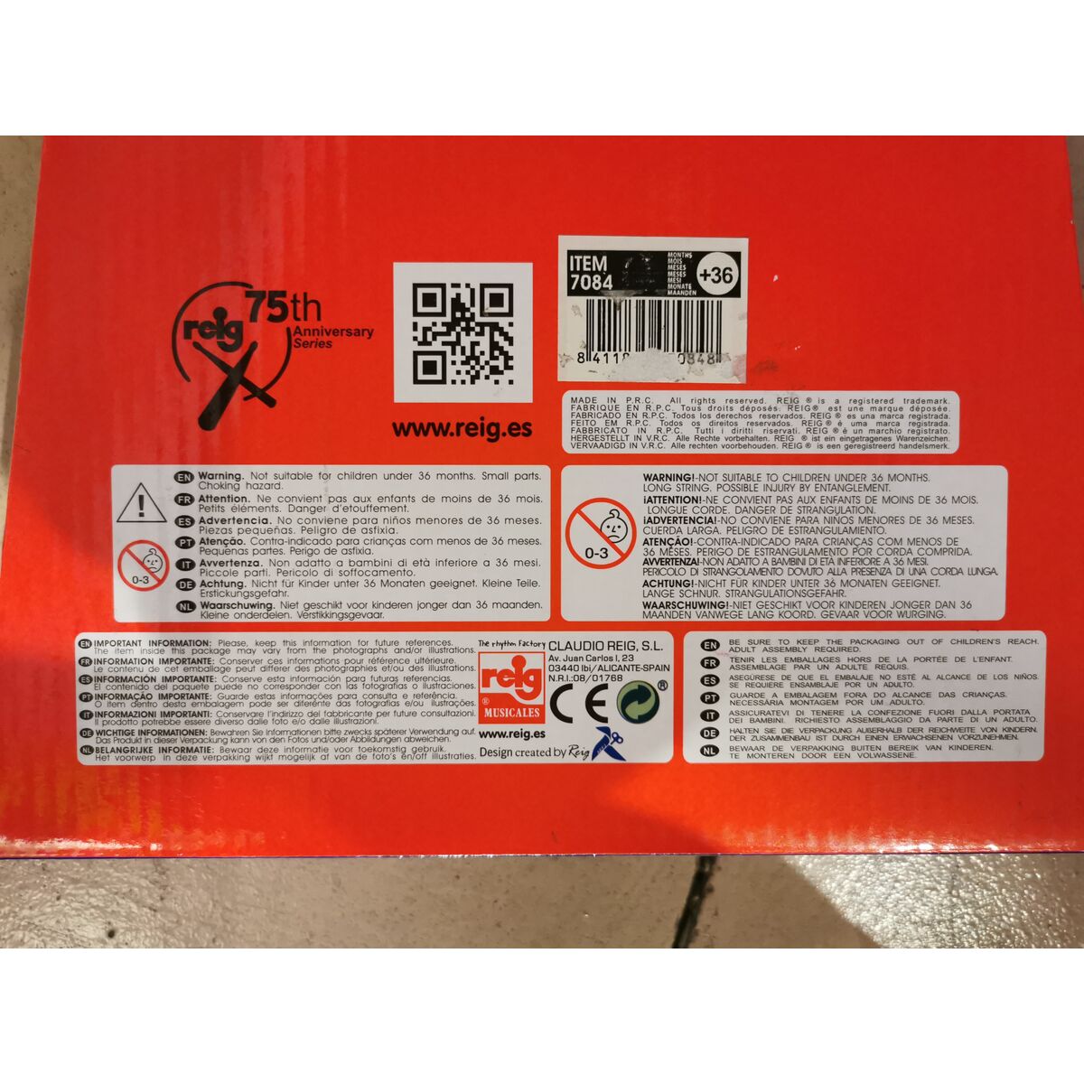 Gitara Dziecięca Reig 59 cm Gitara Dziecięca