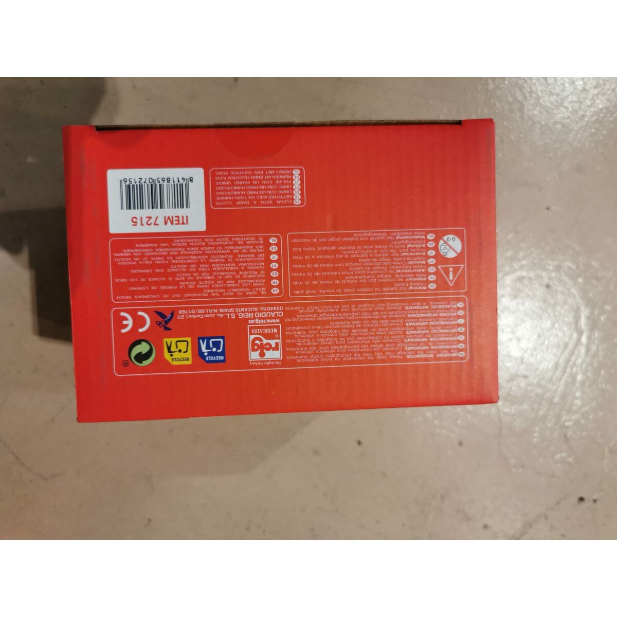 Musical Toy Reig Drum  15 cm Wood Plastic 15,25 cm