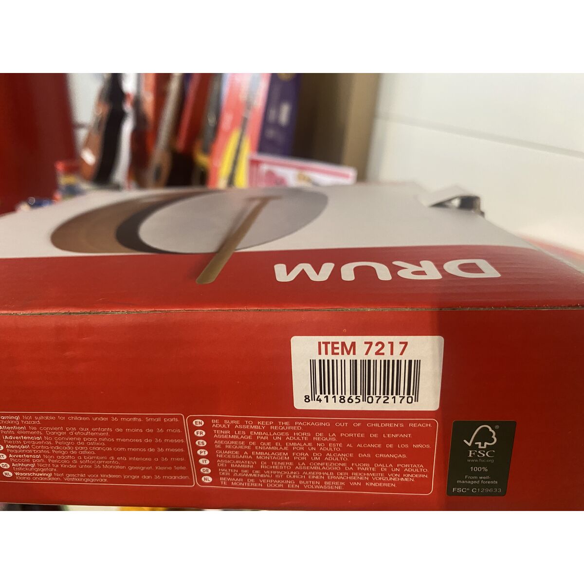 Drum Reig  25,4 cm Plastic 25,4 cm