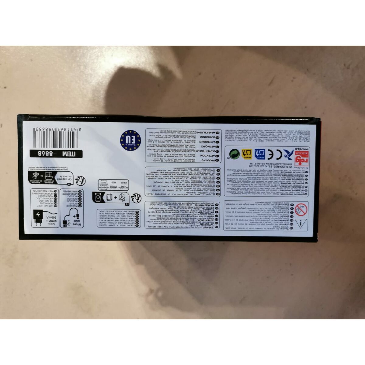 Głośnik z Mikrofonem Karaoke Reig Metal Pro