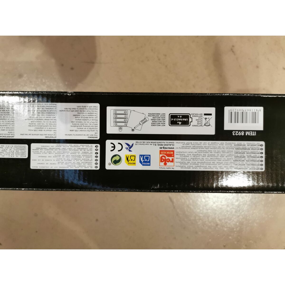 Pianino Reig 8923 Srebrzysty (73 x 22,8 x 6,5 cm)