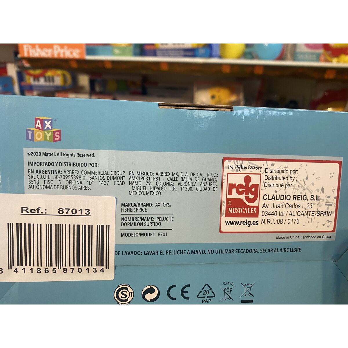 Fluffy toy Fisher-Price   Panda bear 30 cm Plastic