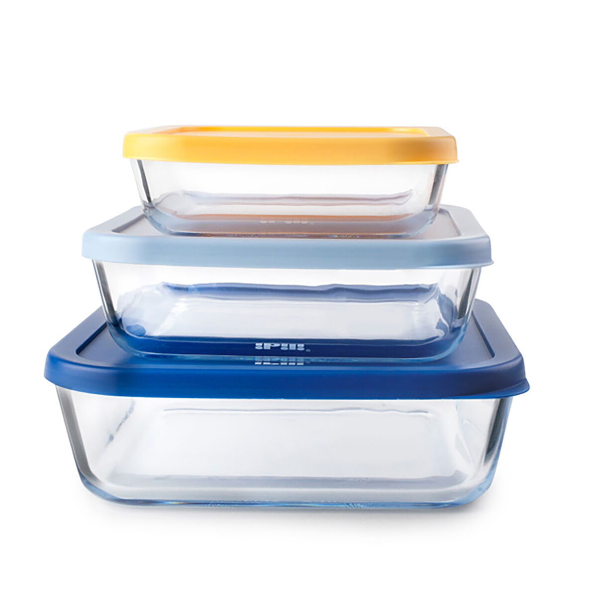 Ensemble de 3 Boîtes à Lunch Ibili