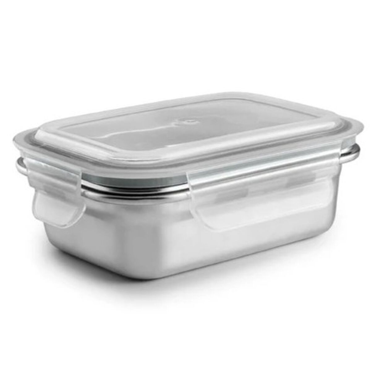 Lunchbox Ibili 669304 Zilverkleurig Roestvrij staal Rechthoekig 400 ml