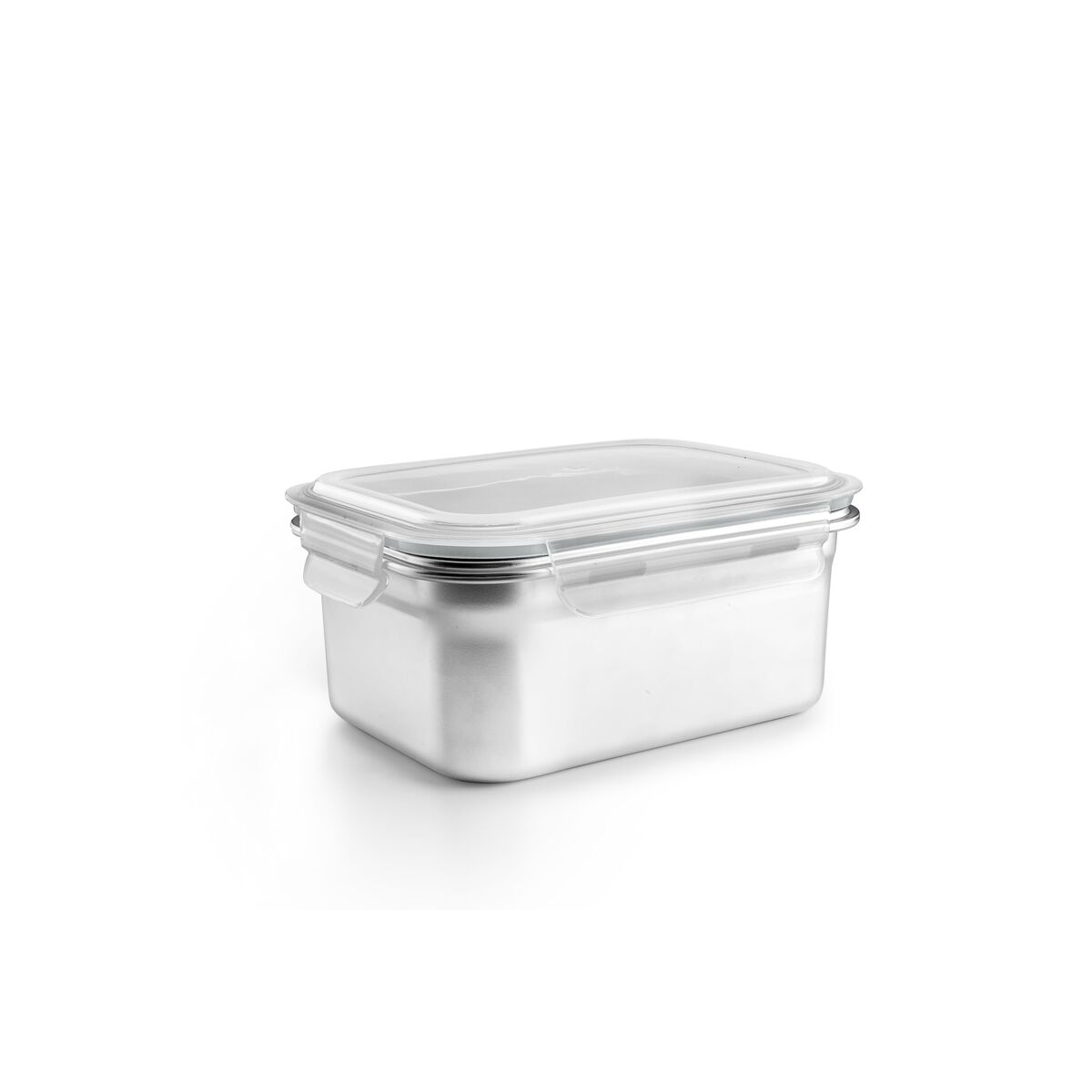 Lunch box Ibili 669316 Grey Stainless steel Rectangular 1,6 L, view 2