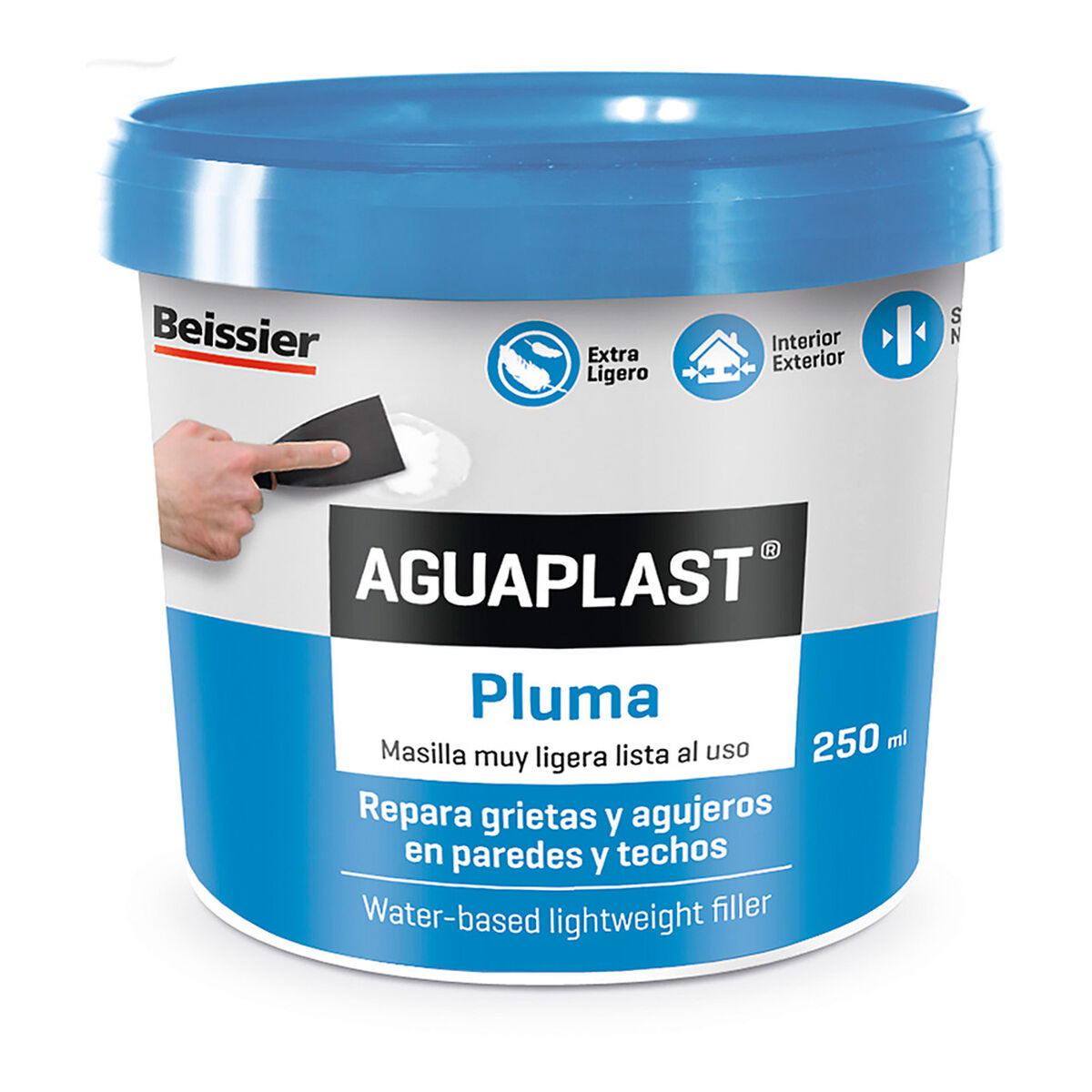 mastic Aguaplast 70053-003 Pluma Légère 250 ml Blanc