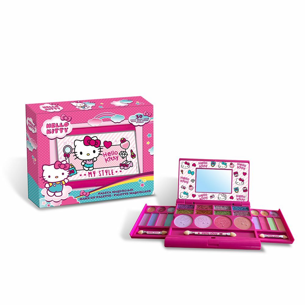 Set de Maquillaje Infantil Hello Kitty (18 pcs)