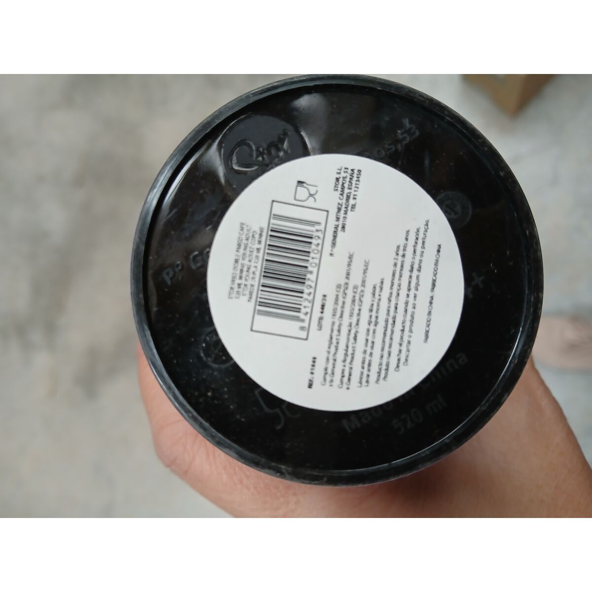 Glass with Lid Minnie Mouse 01049 (520 ml)